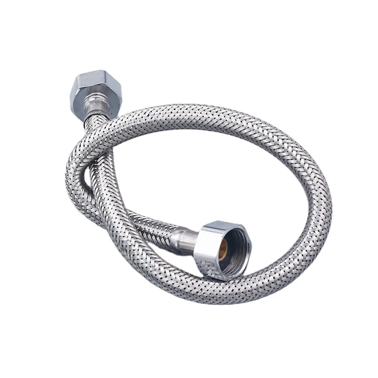 High Quality Wholesale aluminium Braided Shower Hose Tube Pipe  Aluminum wire braided pipe for water inlet of dish washing