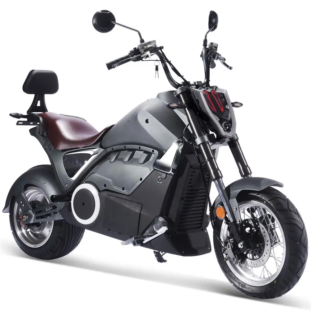 Typhoon 72v 30ah 3000w motorbike  Lithium Electric Scooter Gray