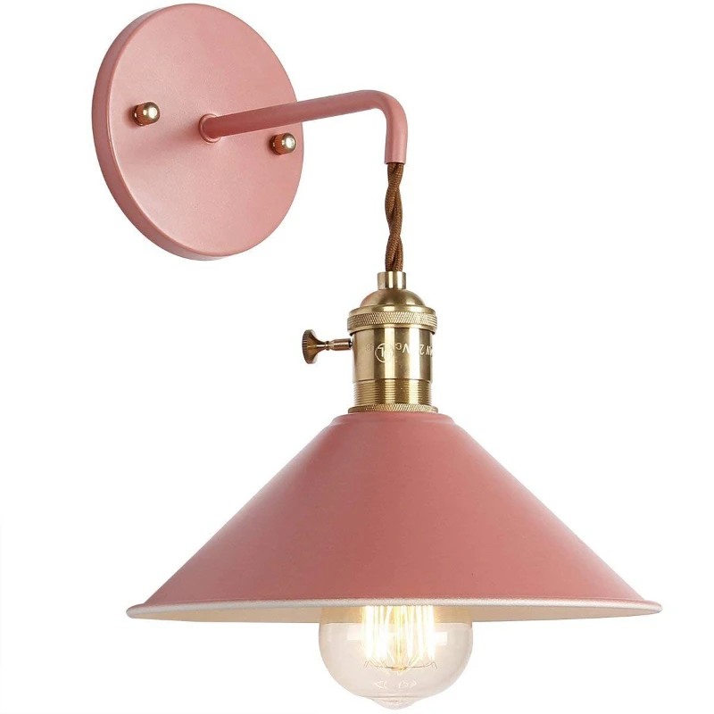 Nordic Macaron color restaurant bar cafe bedroom headboard personality creative decorative lighting wall lamp