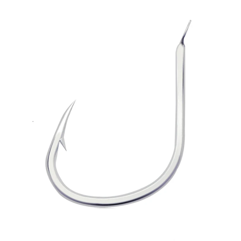 Ancient Hunter #2 #11/0 2/0 3/0 4/0 5/0 6/0 Flat High Carbon Steel sea Hook Barbs Saltwater hook For slow pitch Jig hook