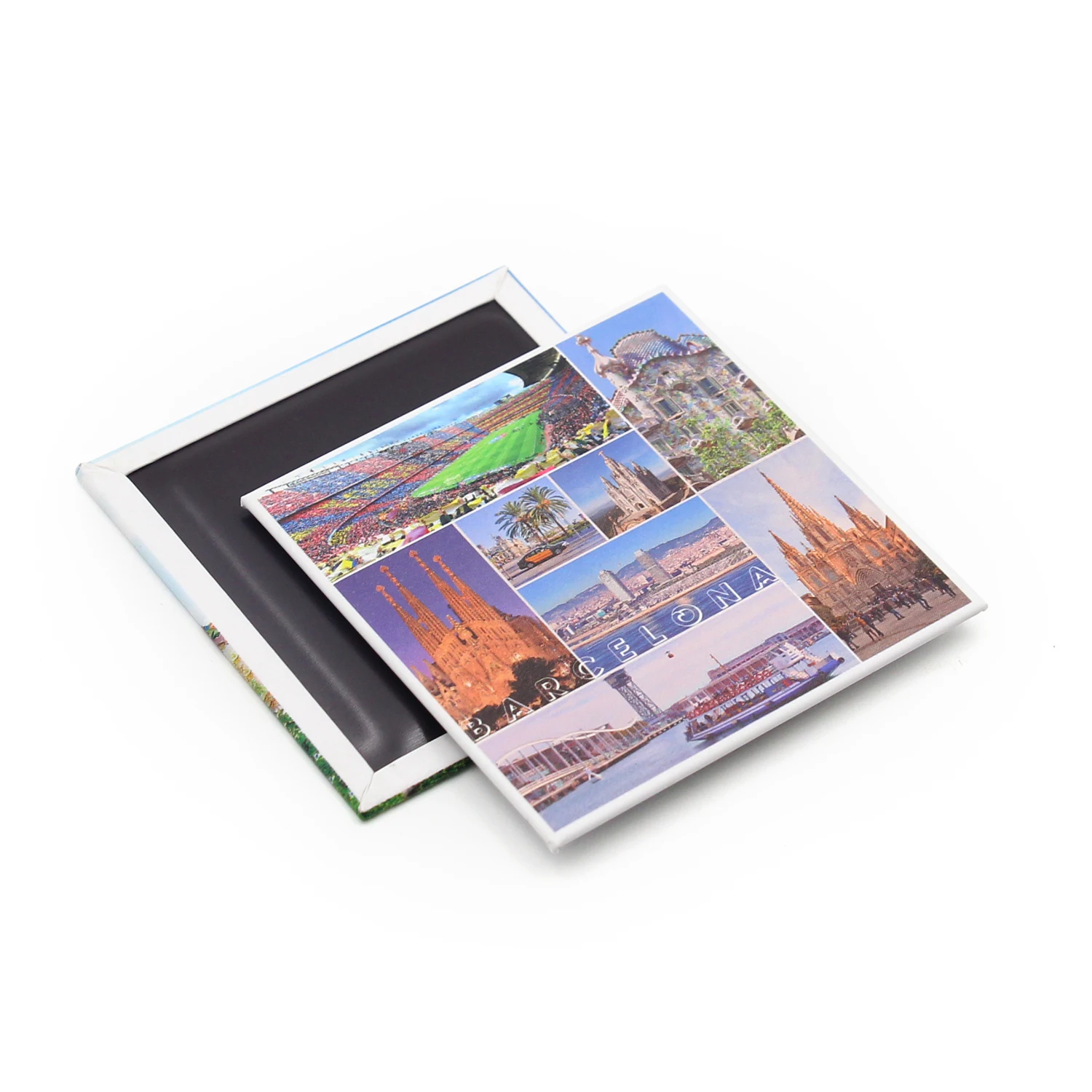 Die Cut Souvenir Fridge Magnets From Around The World  Custom Wholesale 63.5 Square Magnet Supplies