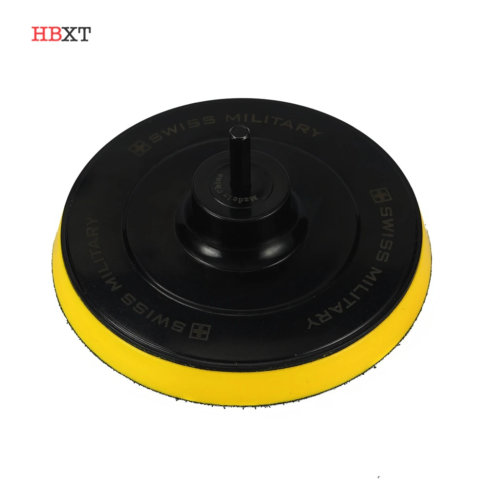 7' 180mm Polishing pad car polishing buffing wheel Hook and Loop Backing Polishing Pad with drill thread M10 M14 M16
