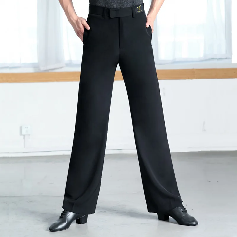Классические мужские танцевальные брюки для латиноамериканских танцев