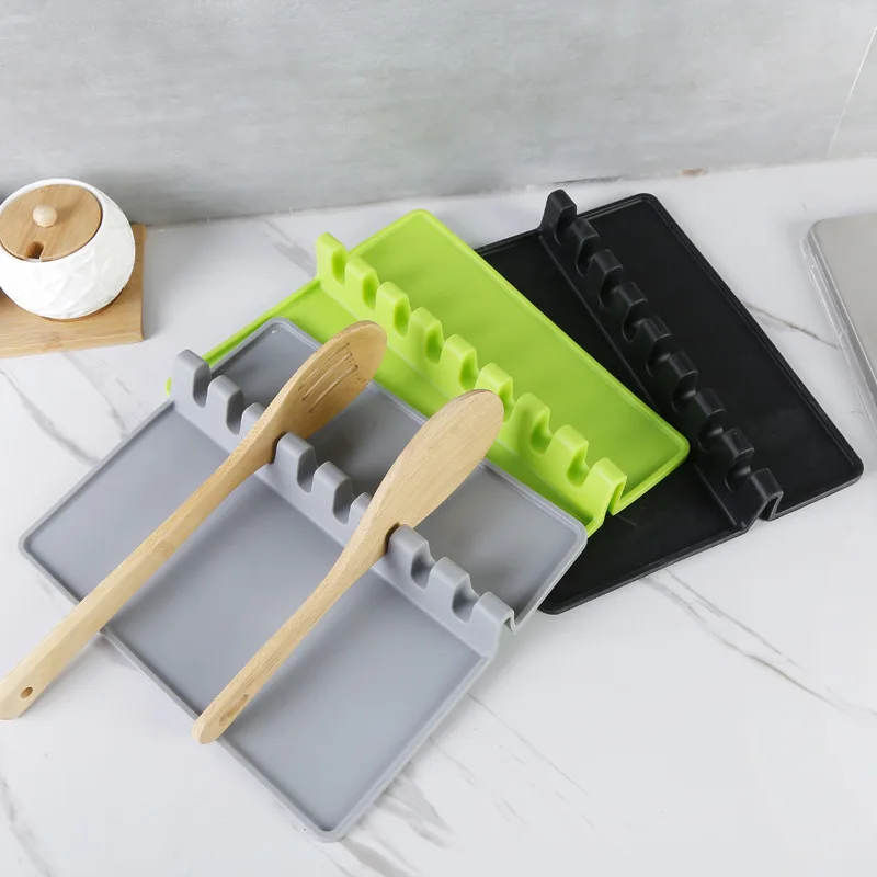 hot sale Kitchen Ladle Spoon Keep Clean Holder Silicone Spoon holder