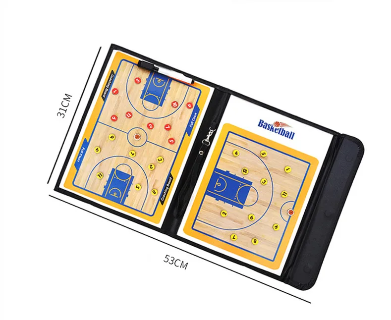 Tactic Basketball Coaching Board Portable Colorful Soccer Magnetic Board Game