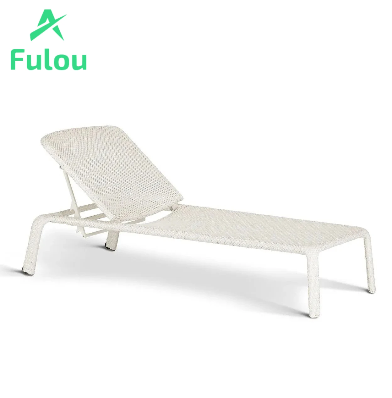 Hotel inspired patio Aluminum couch UV Resistant Couch Luxury Pool Furniture adjustable stackable Beach Chair Wheels