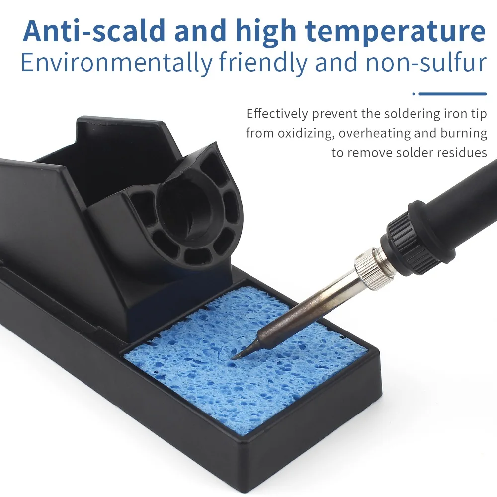 High Temperature Enduring Condense Electric Welding Yellow Soldering Tip Iron Cleaning Sponge