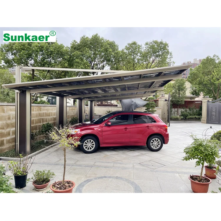 New design car parking shed Aluminium Single Carport Polycarbonate Canopy Roof canopy for car garage awning
