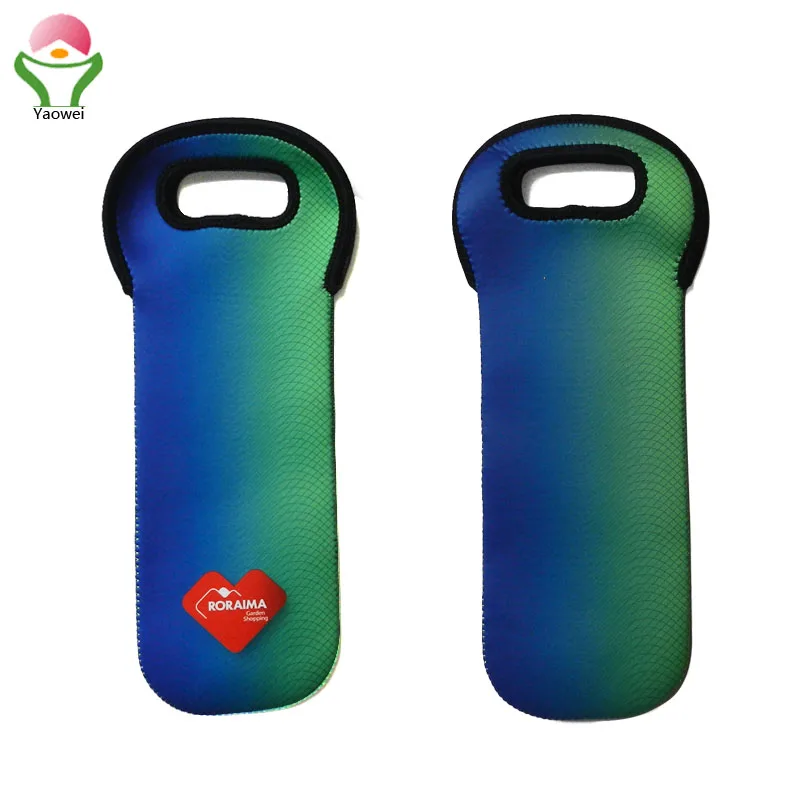 Newest promotional Beer Bottle Cooler Holder Carrier Neoprene wine bottle bag