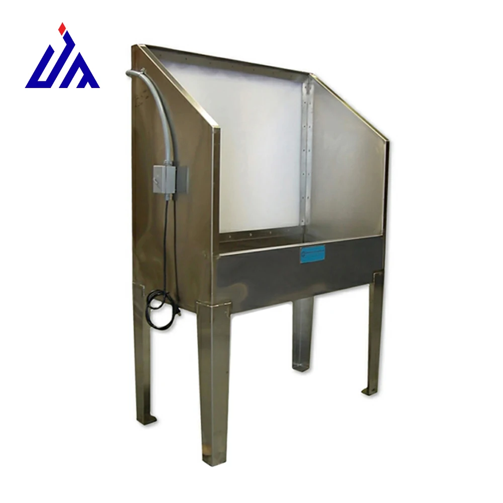 Screen Printing Washing Tank /screen Washout Booth Screen Printer Washing Machine Manual with LED Light