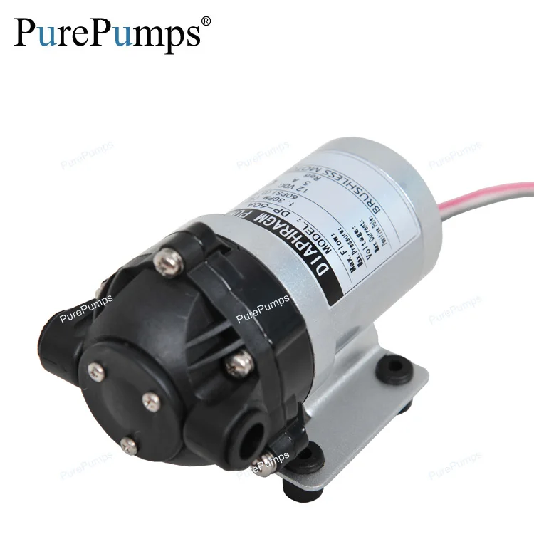 DP60A 12v power without brush motor drinking water filter solution diaphragm booster micro pump