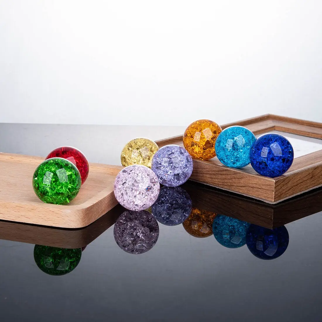 Unique Design Best Sell Crystal ice cleft ball Crystal explosion ball Crystal crack ball on sell