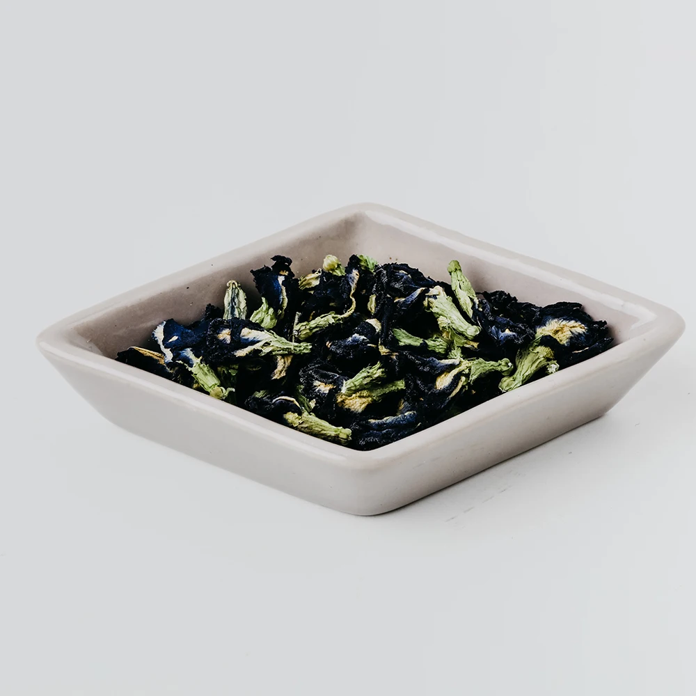 Customization Packaging Canned Herbal Detox Tea 100% Pure  healthy Blue Dried Butterfly Pea Bubble Tea Full of Vitamin