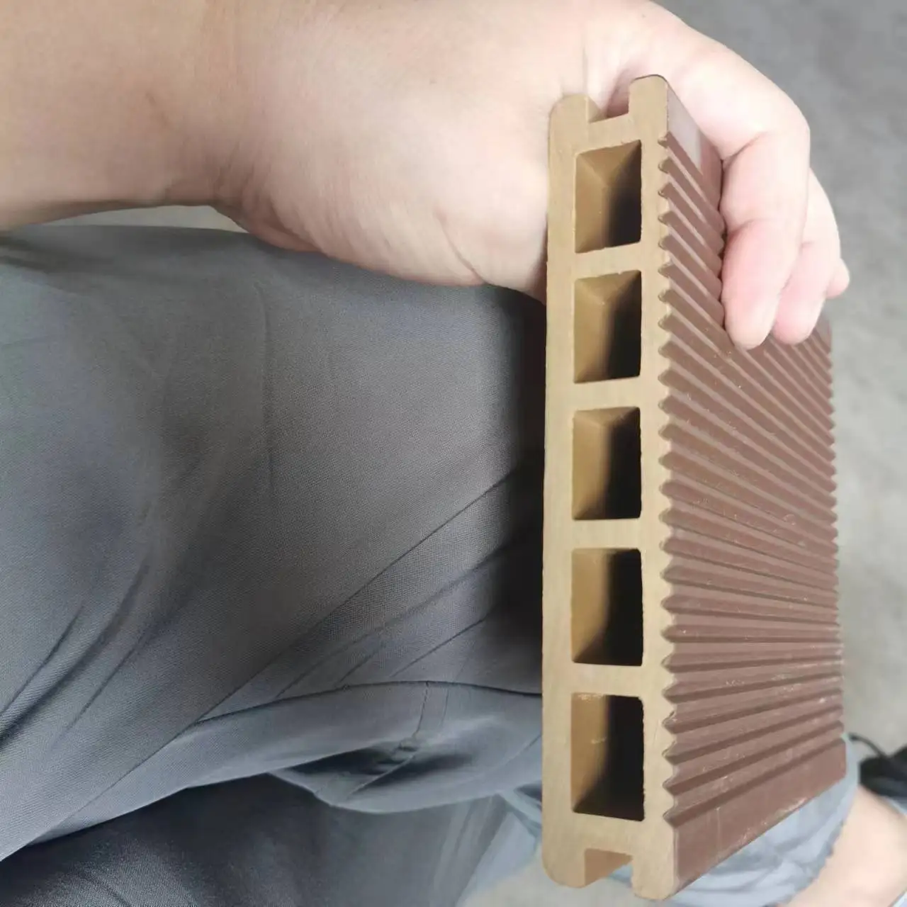 PP PE PVC WPC Wood Floor Making Machine WPC Plastic Board Production Line