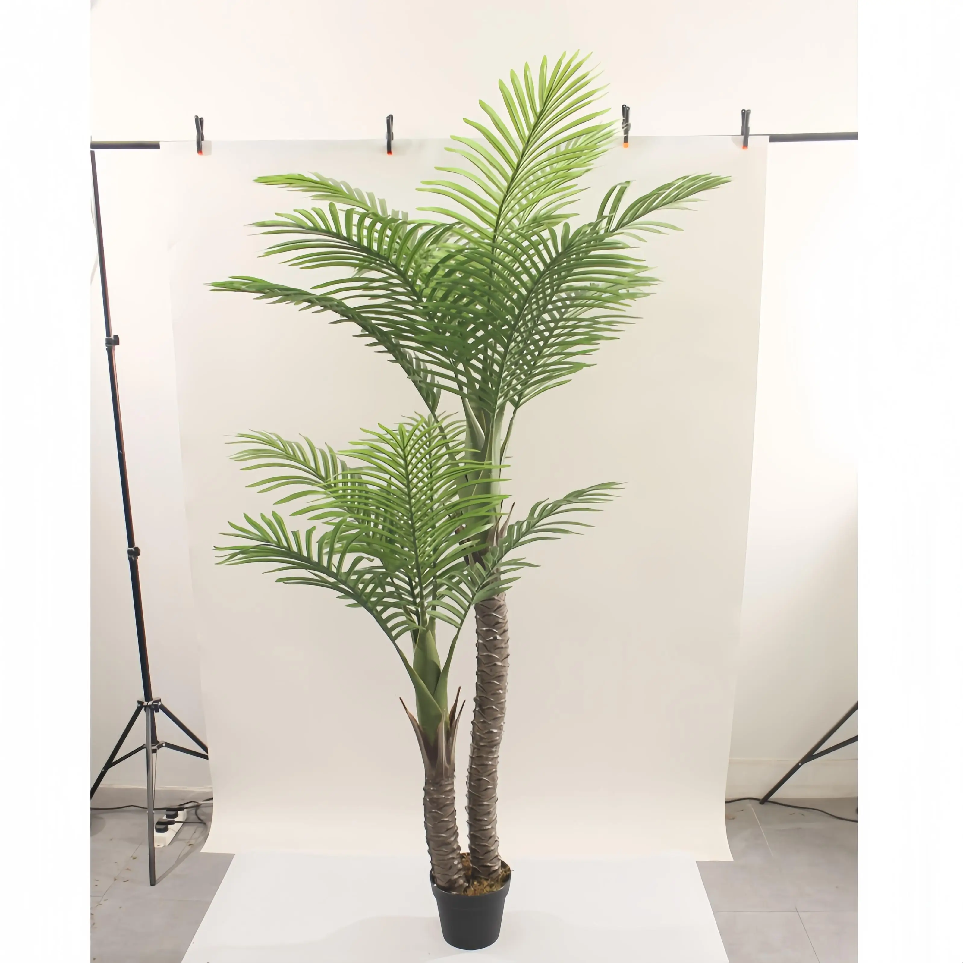 Artificial Bamboo Orchid Plastic Outdoor Hanging High Quality 2024 Hotel Hanging Rose Flowers For Wedding Artificial