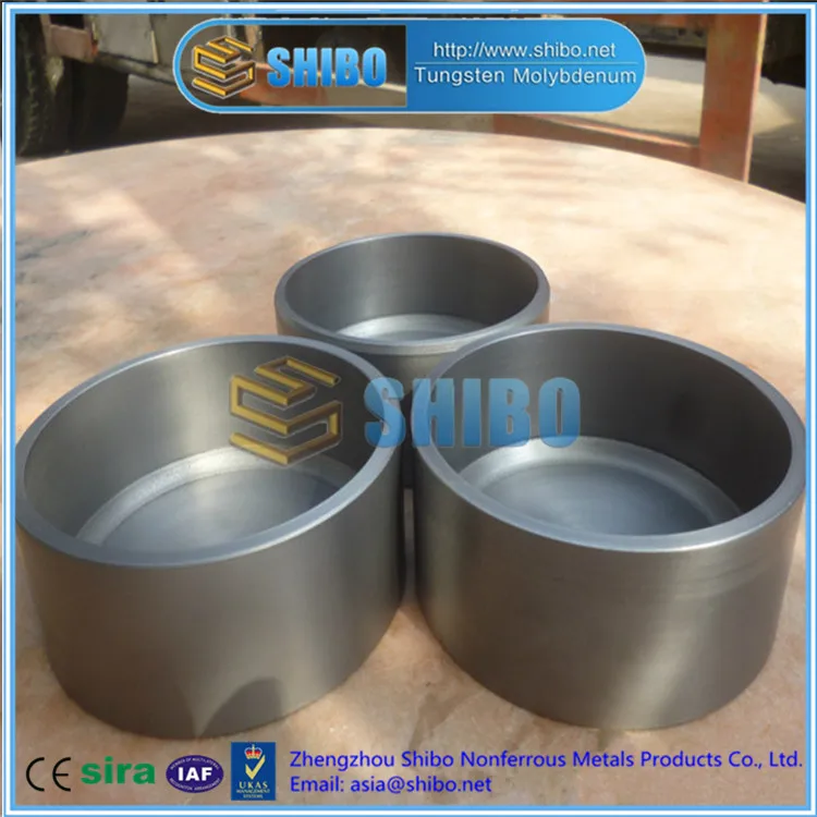 Прямая продажа с завода, вольфрамовые тигли, вольфрамовый таяльник, используемый в печи