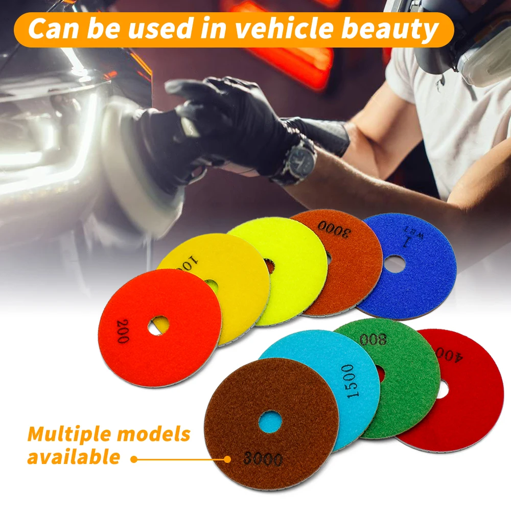 100/ 200/ 400/ 3000 diamond polishing pad granite marble stone quartz and engineered stone buffing pad