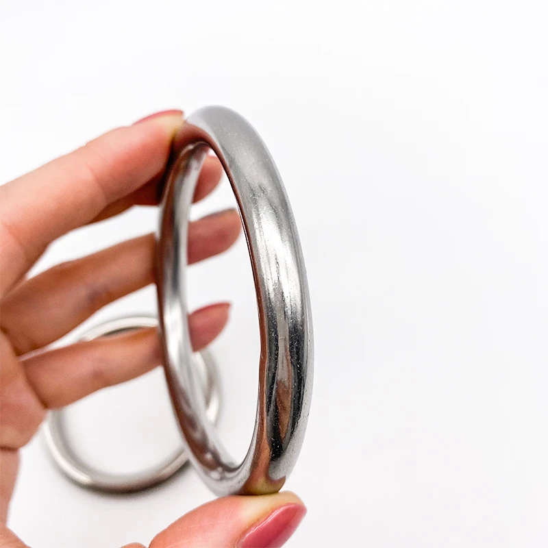 Hot Sale Pet Accessories Dog Collar Stainless Steel Solid Seamless Welding O Ring