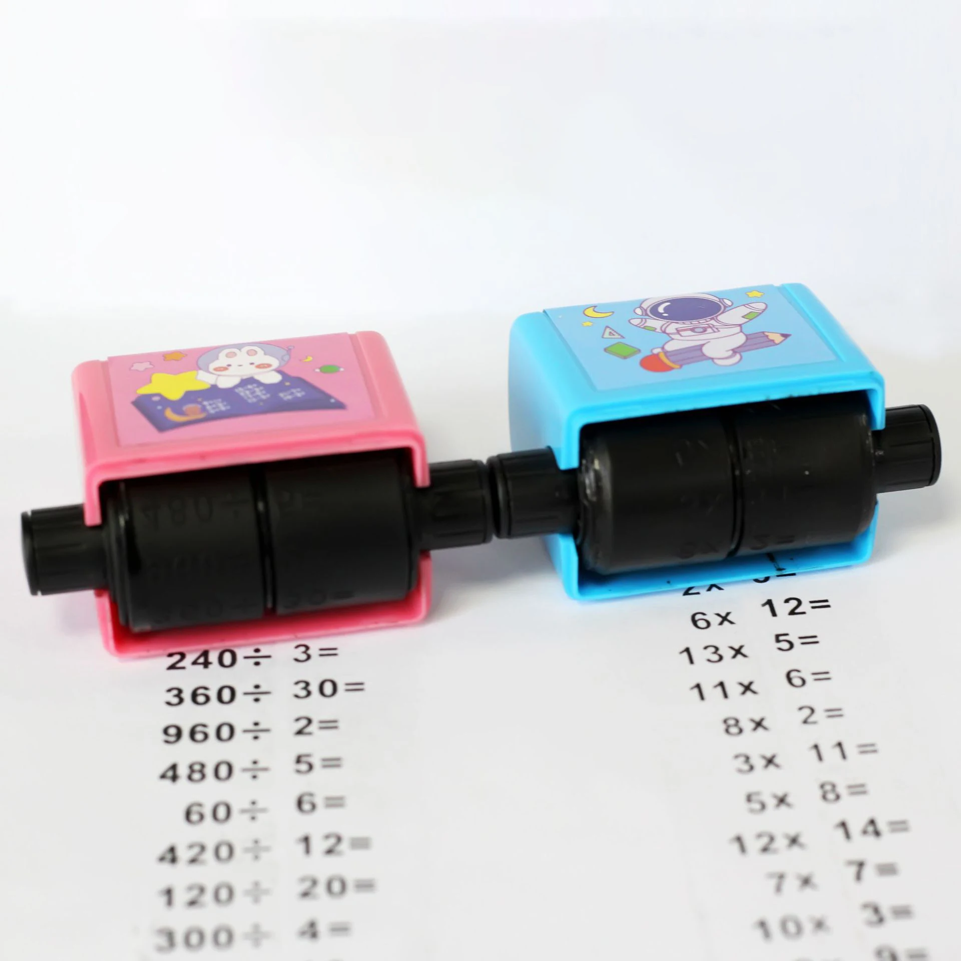 Hot Sale Math Rolling Stamp Print Calculation Smart Math Roller Stamps Number Rolling Stamp Math