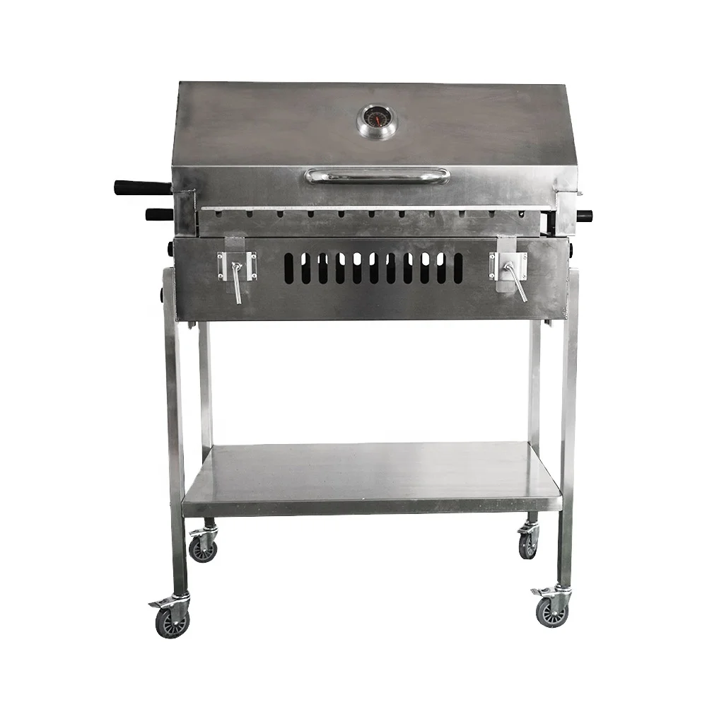 Brazilian Greek Stainless Steel Cypriot Rotisserie BBQ Grill Barbecue Machine