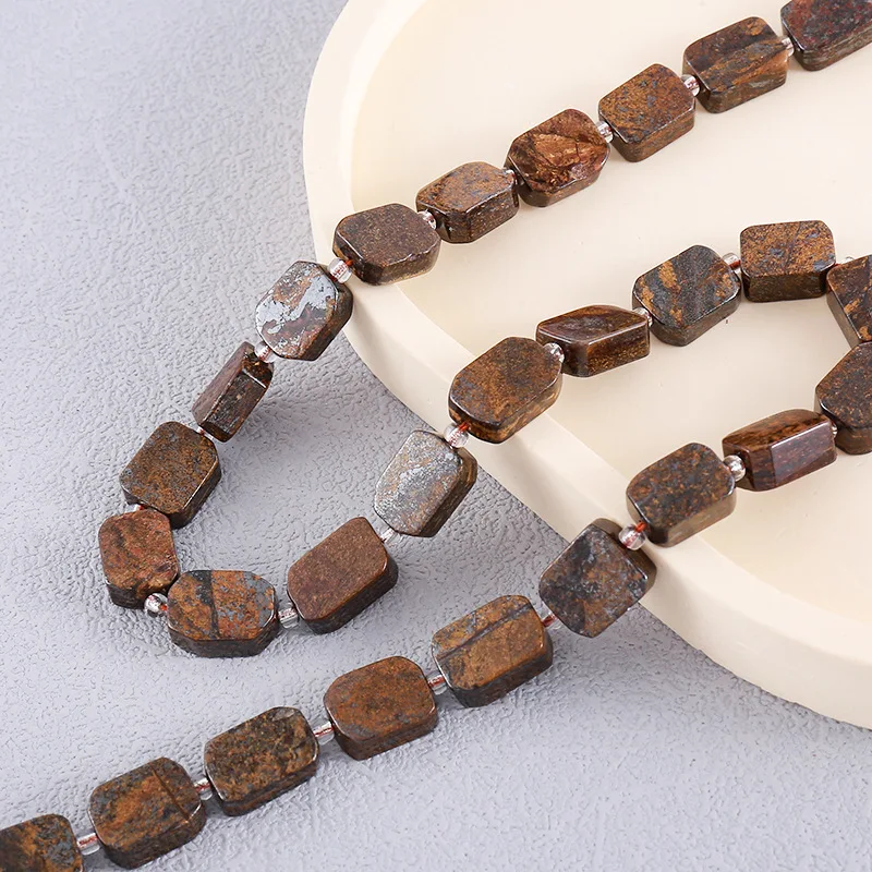 8*12MM Natural Lapis Tiger Eye Stone Beads Semi-finished Loose Beads For Jewelry Making