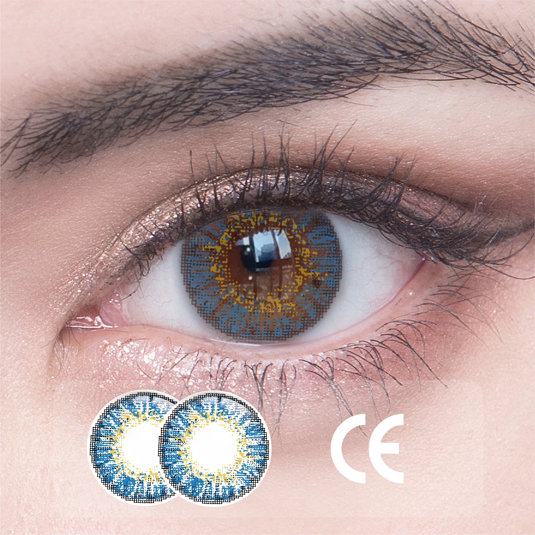 Crazy Cosplay Anime Halloween Party Accessories Colored Contact Lenses