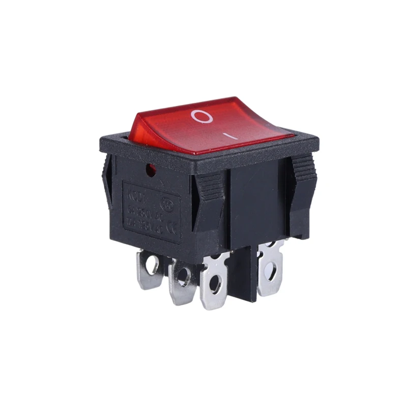 KCD5-101KR round  rocker switch face 4 pin