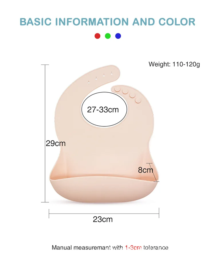Top Quality Silicon Pattern Bib For Feeding Silicone Baby Bibs