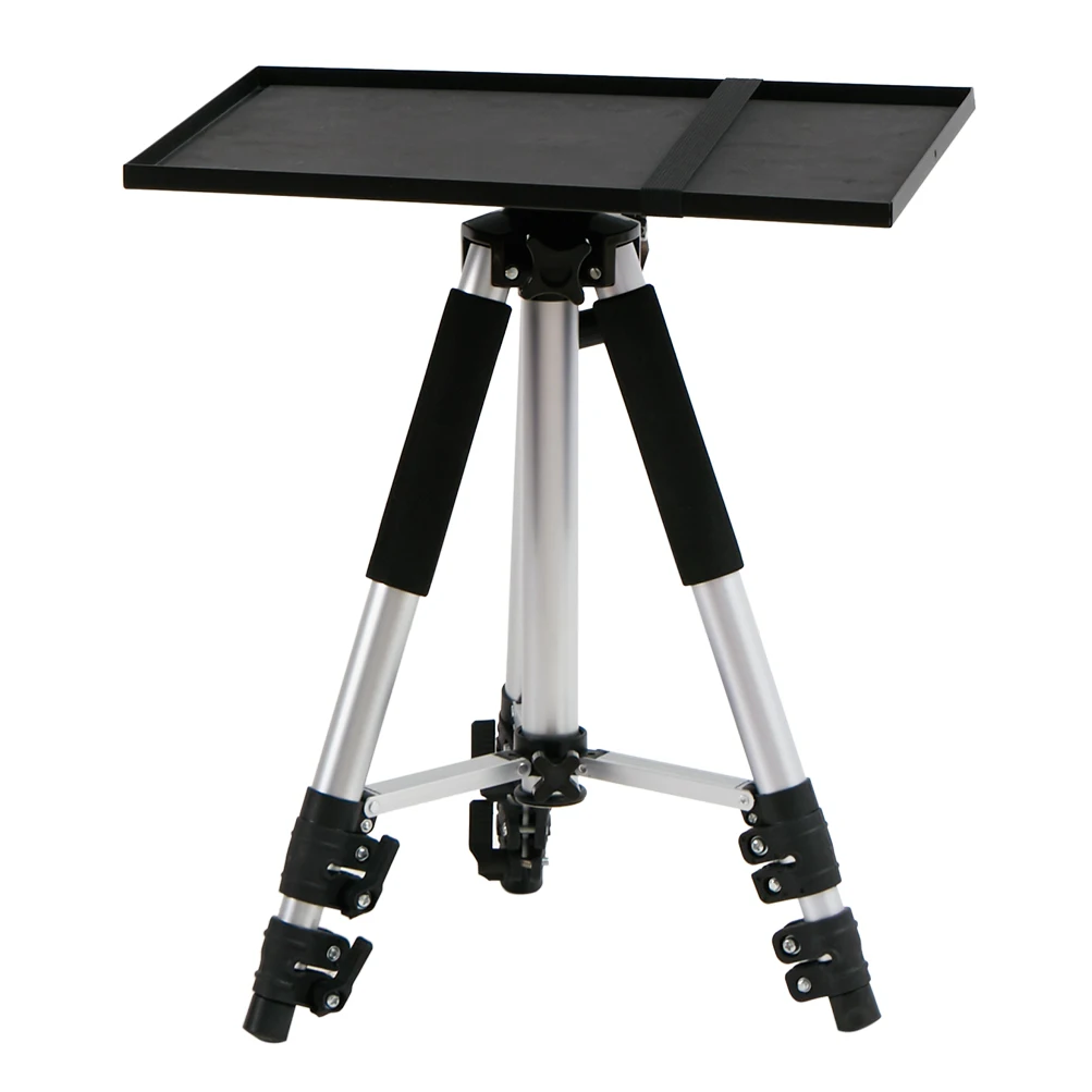 Adjustable Foldable Tripod Stand Portable Camera Projector DJ Equipment Stand with Tray