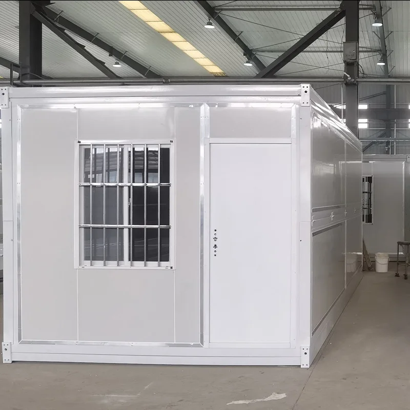 Durable Square Standard Dormitory Prefabricated Folding Container House with Windows