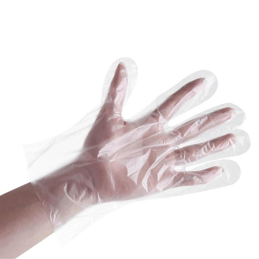 
Malaysia White Disposable House Hold Scrub Outdoor Grill Hand Plastic Gloves For Kitchen 