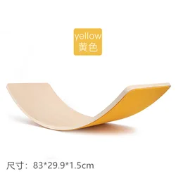 Montessori Teaching Aids Trainer Multi-functional Wooden Balance Board Fitness Wobble Board For Kids