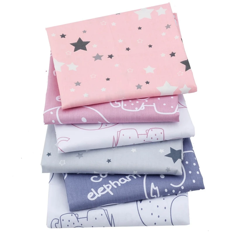 Высококачественное шитье «сделай сам» из 100% хлопка со звездным небом и саржевым переплетением