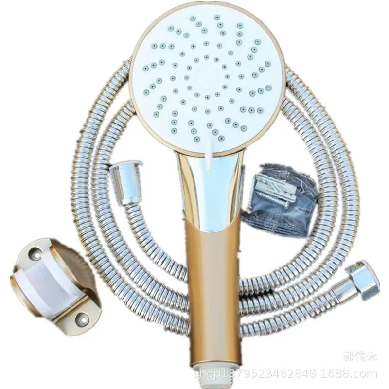 Whole Set  Shower Hose Plastic Hand Shower Head Shower Hand Set