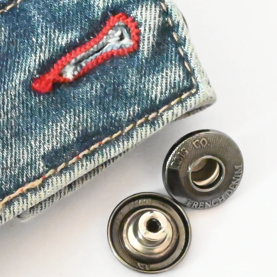 Denim Garment Accessories Customized Logo Metal Jeans Buttons And Rivets Metal Buttons Custom Made Jeans Button Accessories