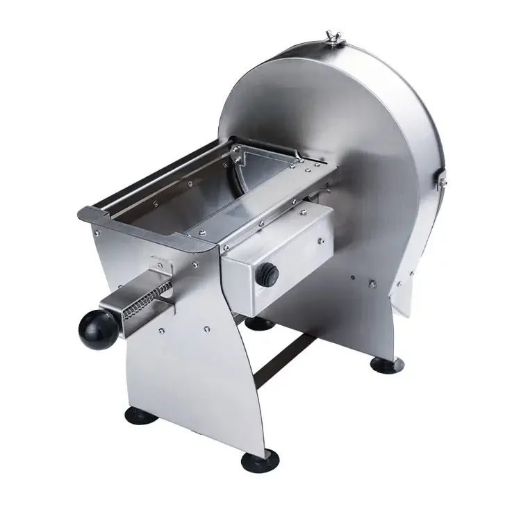 LYROE Commercial Restaurant Manual Semi-Automatic Stainless Steel Vegetable Potato Strips Slicer Cutter Slicing Machine