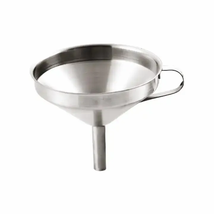 Kitchenware Wide Mouth Stainless Steel Funnel metal funnel oil funnel  in different size