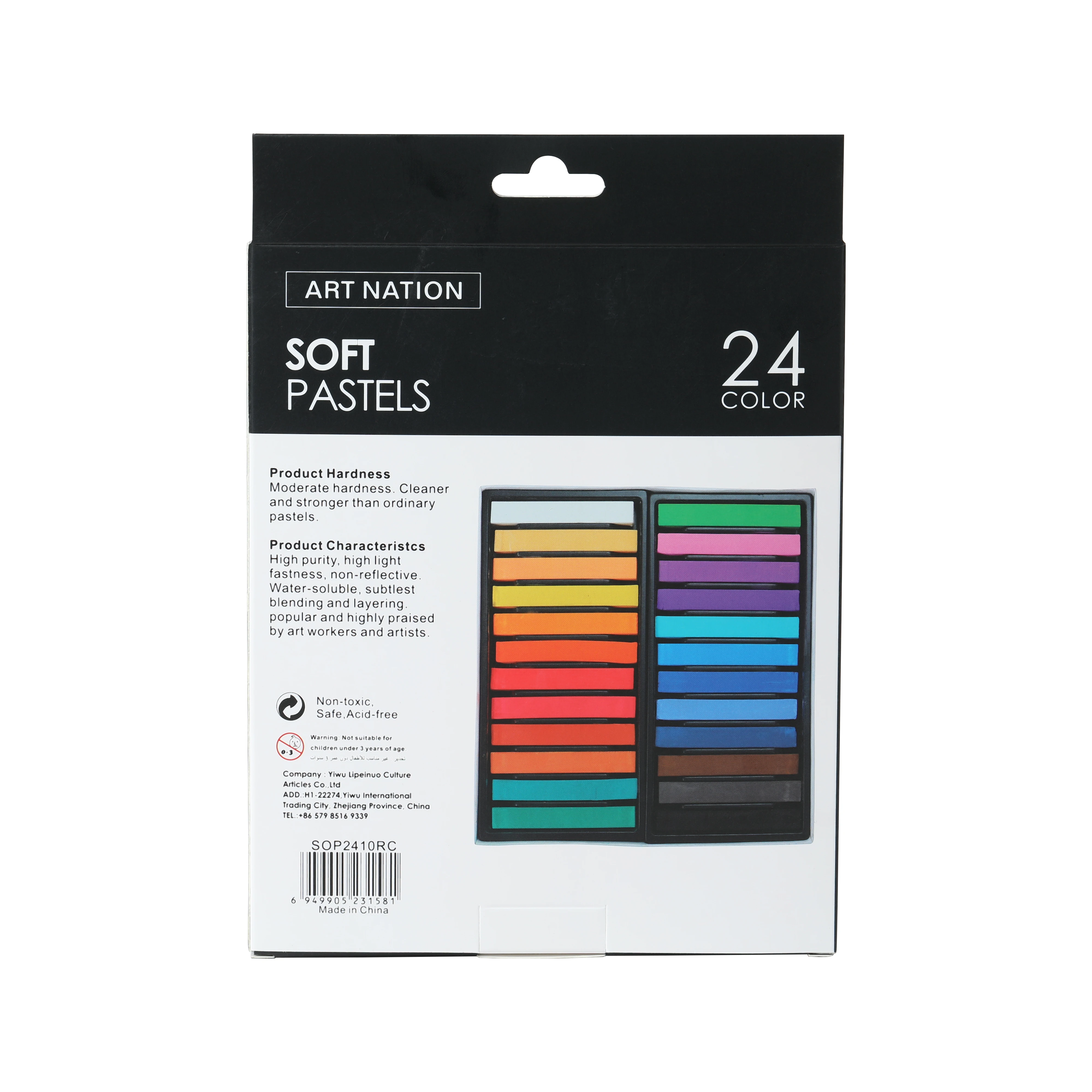 Art Nation Soft pastel regular 24 colors for painting