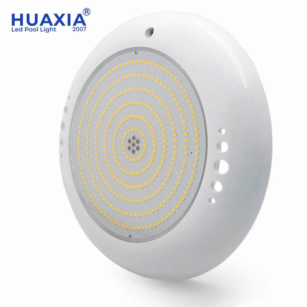 New design PC 18W pool lights wall recessed RGB wifi control IP68 Resin Filled underwater pool led light for swimming pool light
