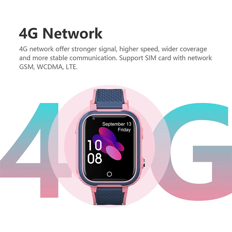 Baby Smart Watch GPS Child Locator Kids 4G GPS Watch With Sim Card