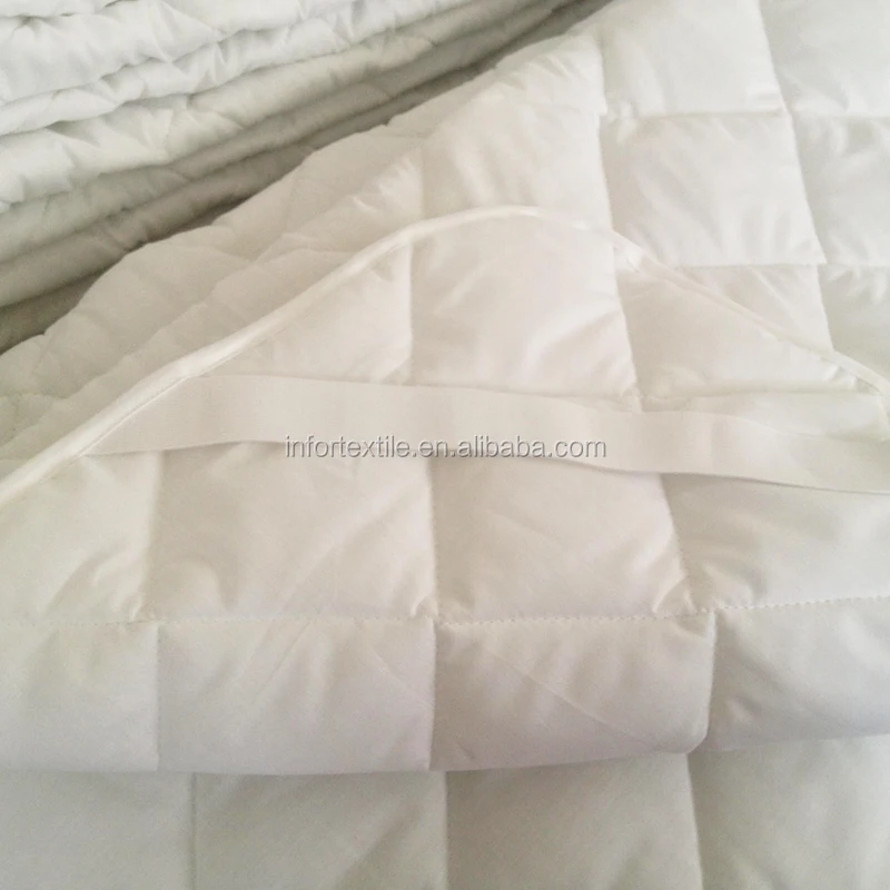 100% polyester fully covered dust mite free bed bug proof zippered mattress protector encasement