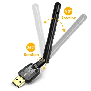 EDUP 100 Meters Long Range BLE BT True Bluetooth 5.1 USB Bluetooth Dongle for PC