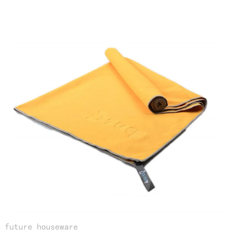 Custom Embroidery Microfibre Sports Towel  Bag Microfiber Gym Towel