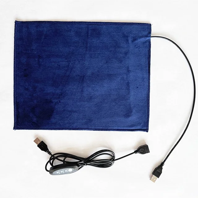 USB Pet Heating Pad Electric Reptile Thermal Blanket Warm Adjustable Temperature Controller Incubator Mat