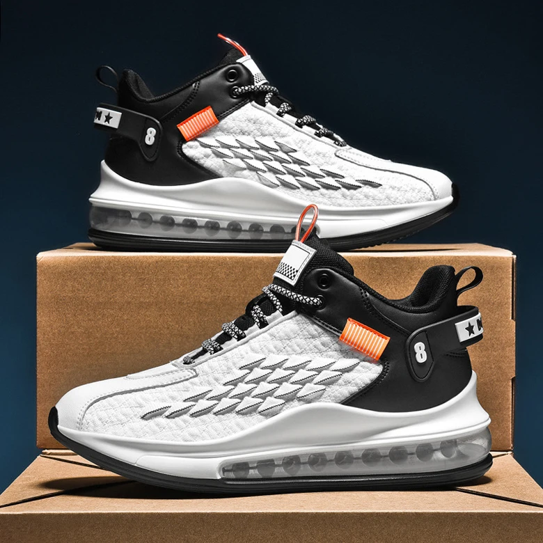 Custom Brand White Shoes Plain Wholesale Shoes Sport Air 720 Fashion New Model White Sneakers For Men