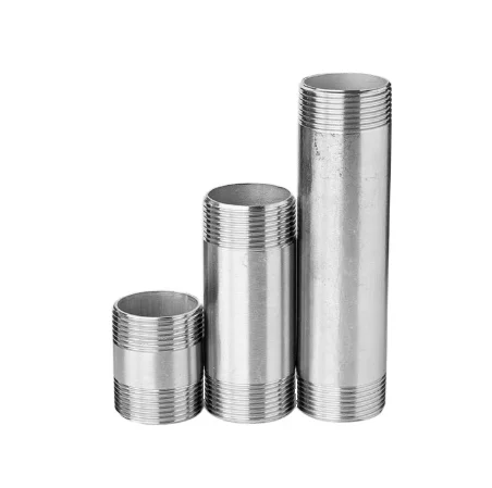 Sch40/Sch80/Std/Xxs NPT бесшовная гидравлическая длинная/короткая труба/бочкообразный ниппель с резьбой из нержавеющей стали