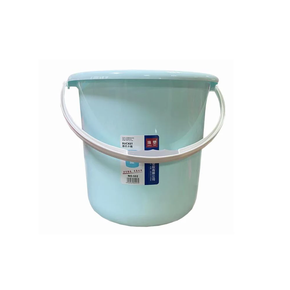 hot sale  manufacturer colorful  plastic round custom  bucket with handle