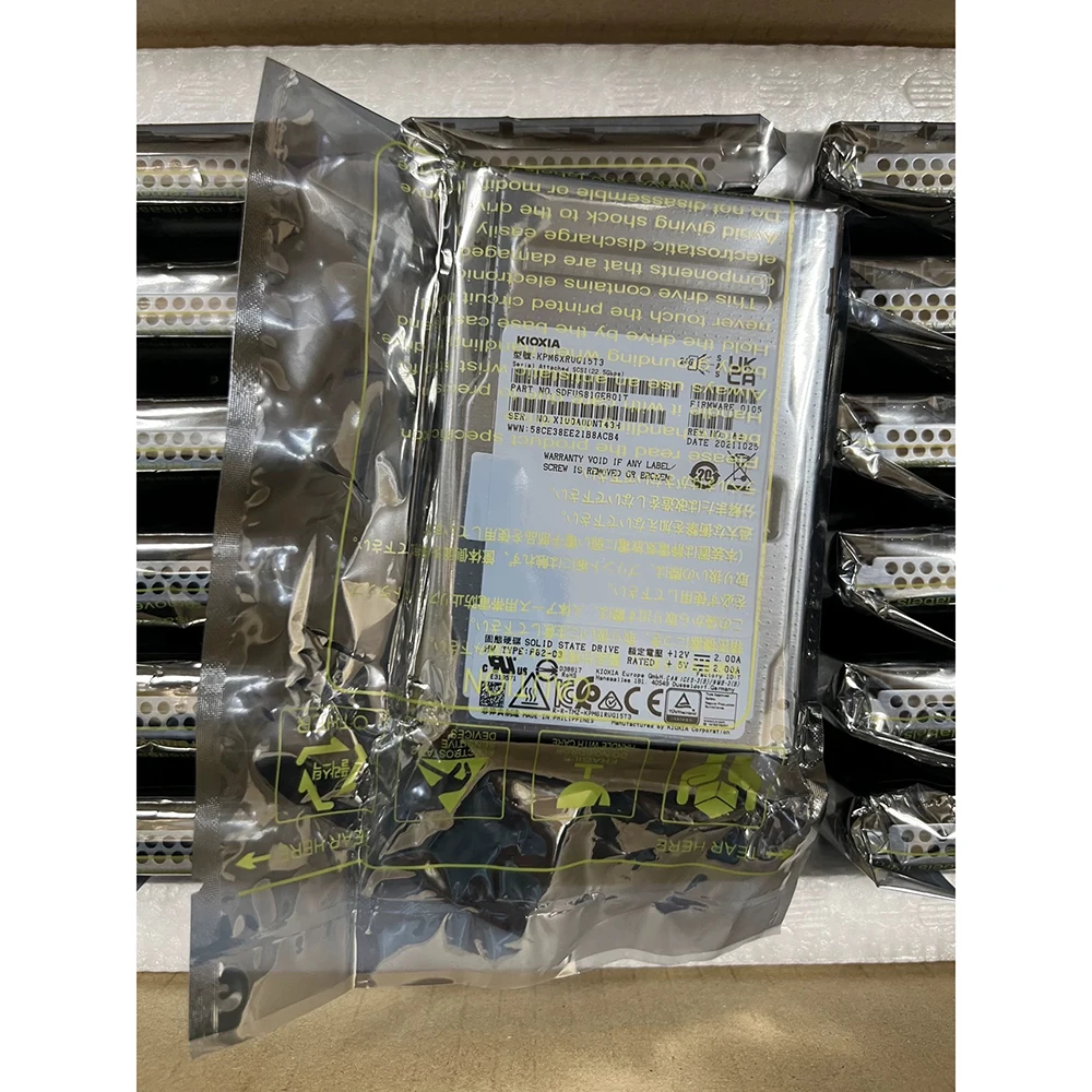 Original KPM61VUG3T20 SSD for Kioxia 2.5 inch SAS PM6 24G 800GB 3.2TB 7.68TB 3200GB Internal Series Solid State Drive