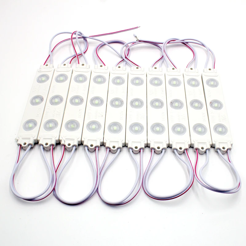 11120 waterproof IP65 dc 12v 3 led 3.6w 2835 cool white injection 120lm 3.6w led module