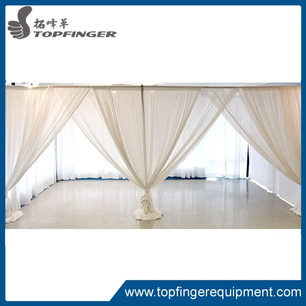 Topfinger Manufacturer Hot sell pipe and drape backdrop stand curtain rack for decoration wedding event supplies party